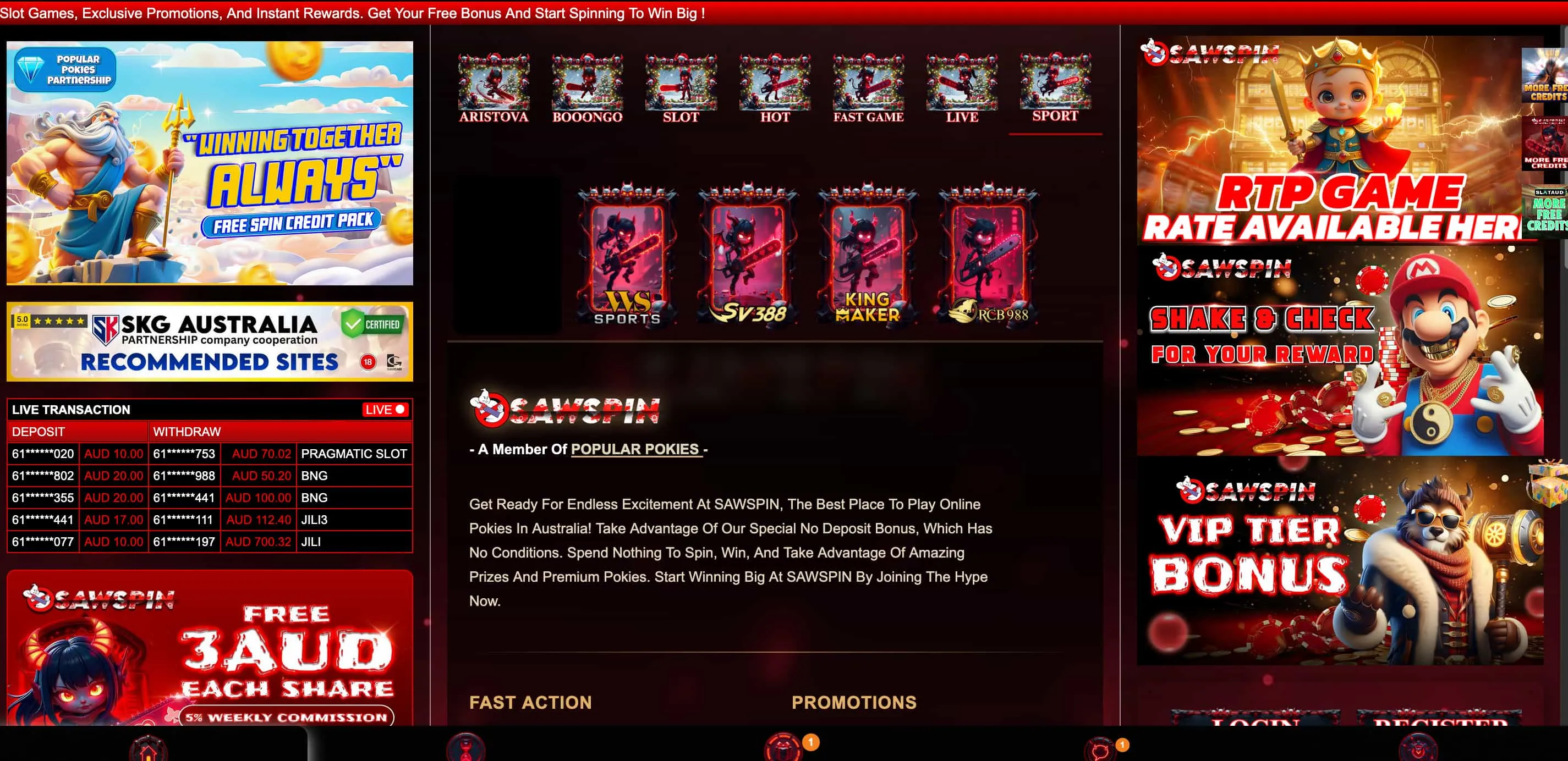 Is Sawspin Casino Legal in Australia? Is Sawspin Casino Legal in Australia?